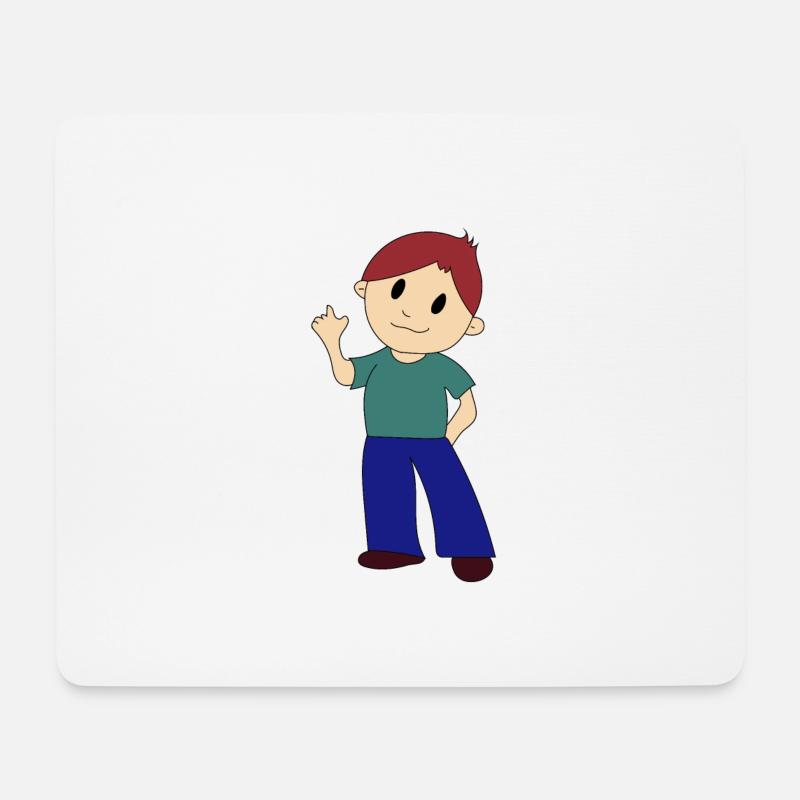 Wise nose - Mouse Pad (horizontal) - white