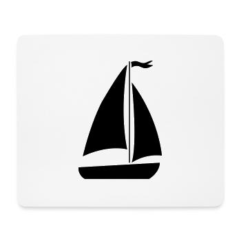 boat - Mouse Pad (horizontal) - white - Front