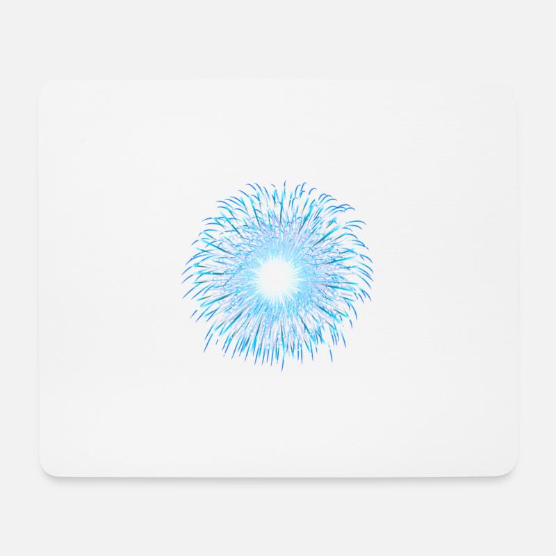 Fireworks Happy New Year! - Mouse Pad (horizontal) - white