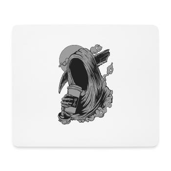 Death before work - Mouse Pad (horizontal) - white - Front