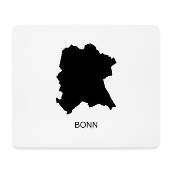 Bonn - Mousepad (Querformat) - Weiß - Vorne