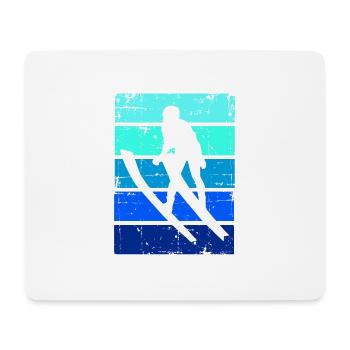 Ski jumping Freestyle Winter Sports - Mouse Pad (horizontal) - white - Front