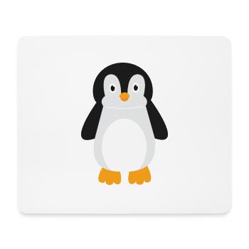 manchot - Tapis de souris (format paysage) - blanc - Devant