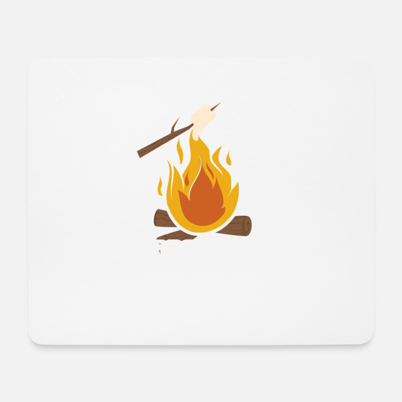 Camping S'mores Marshmallow Campers Have Smore - Mousepad (Querformat) - Weiß