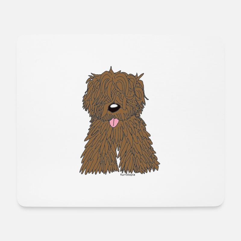 pdae original choco - Mousepad (Querformat) - Weiß