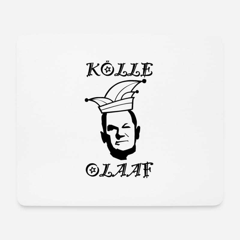 Kölle OLAAF - Mousepad (Querformat) - Weiß