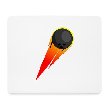 Bowling - Mousepad (Querformat) - Weiß - Vorne