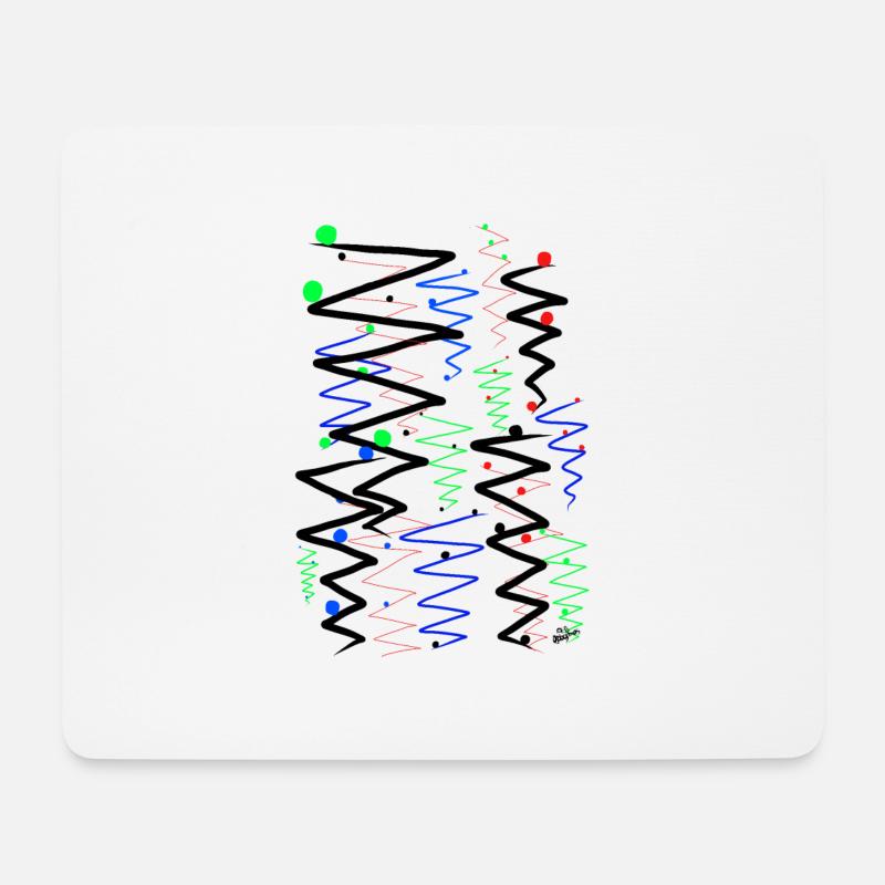 Bunte Reiseziele. - Mousepad (Querformat) - Weiß