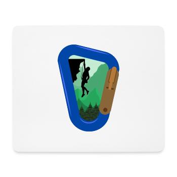 Canyoning Rock Climbing - Mouse Pad (horizontal) - white - Front