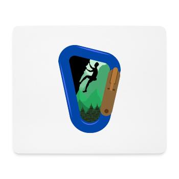 Mountain Climbing Rock Climbing - Mouse Pad (horizontal) - white - Front