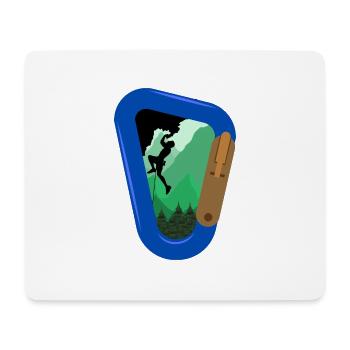 Rock Climbing - Mouse Pad (horizontal) - white - Front