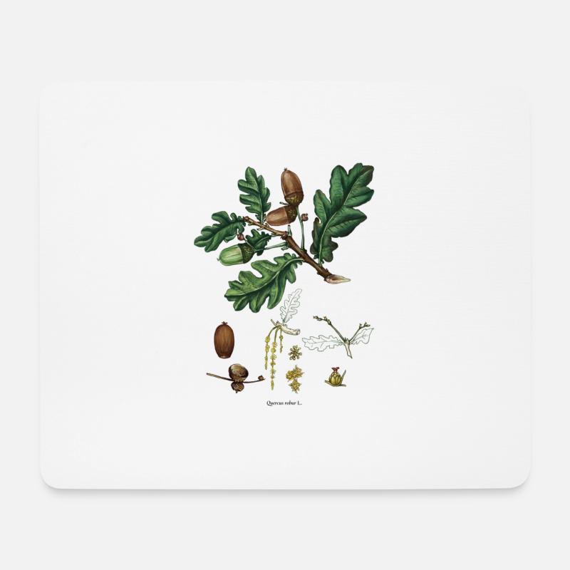 Oak - Mouse Pad (horizontal) - white