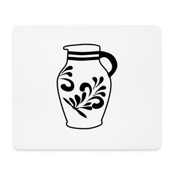 Bembel Design 100% Hessen! #typischHessisch #FFM - Mouse Pad (horizontal) - white - Front