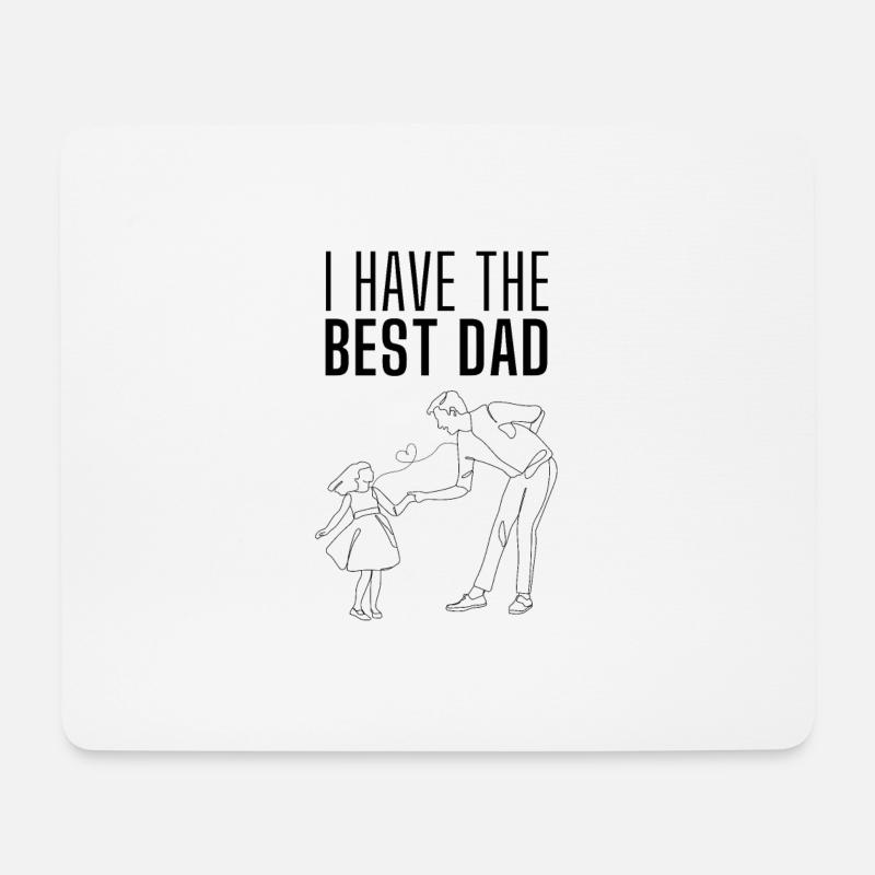 Toller Papa! - Mousepad (Querformat) - Weiß