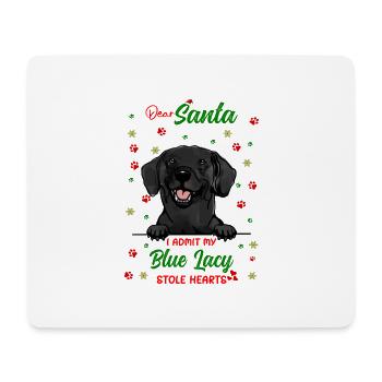 Blue Lacy Hund Weihnachten Hunderasse - Mousepad (Querformat) - Weiß - Vorne