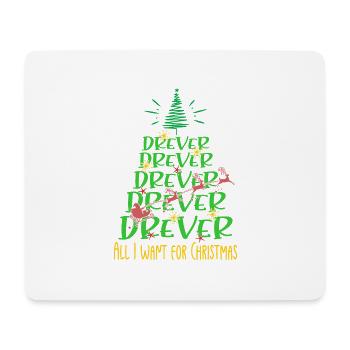 Drever Hund Weihnachten Hunderasse - Mousepad (Querformat) - Weiß - Vorne