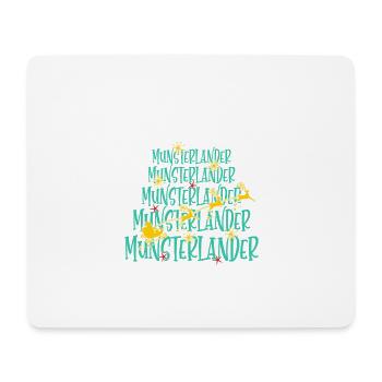 Münsterländer Hund Weihnachten Hunderasse - Mousepad (Querformat) - Weiß - Vorne