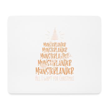 Münsterländer Hund Weihnachten Hunderasse - Mousepad (Querformat) - Weiß - Vorne