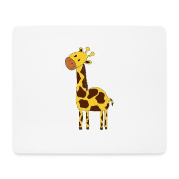 Girafe - Tapis de souris (format paysage) - blanc - Devant