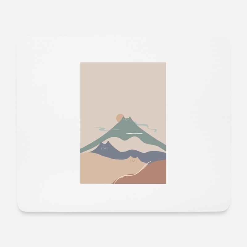 Monchatgne - Mouse Pad (horizontal) - white