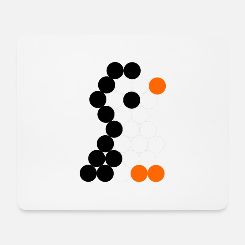 Pinguin - Mousepad (Querformat) - Weiß