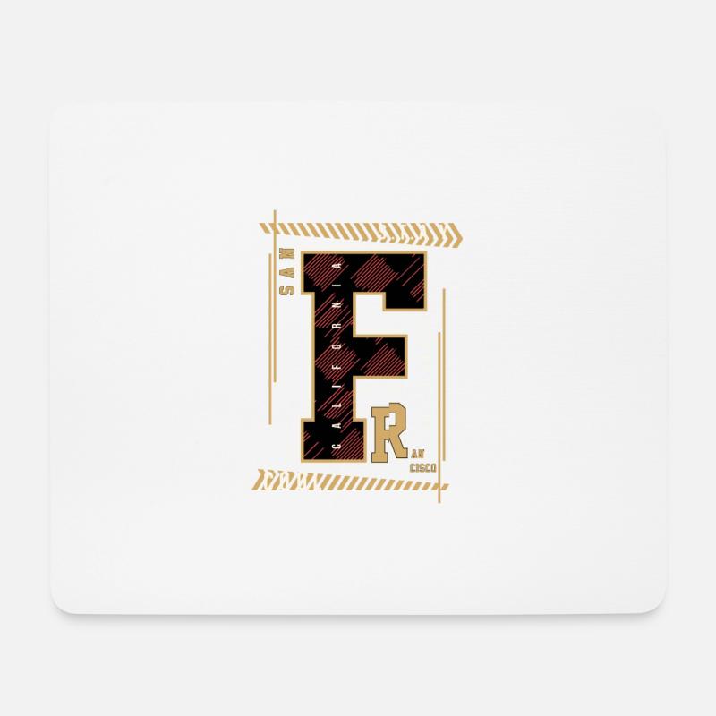 Kalifornien - Mousepad (Querformat) - Weiß