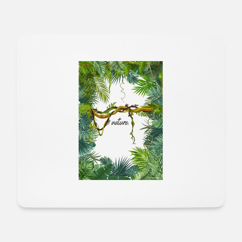 nature. - Mousepad (Querformat) - Weiß