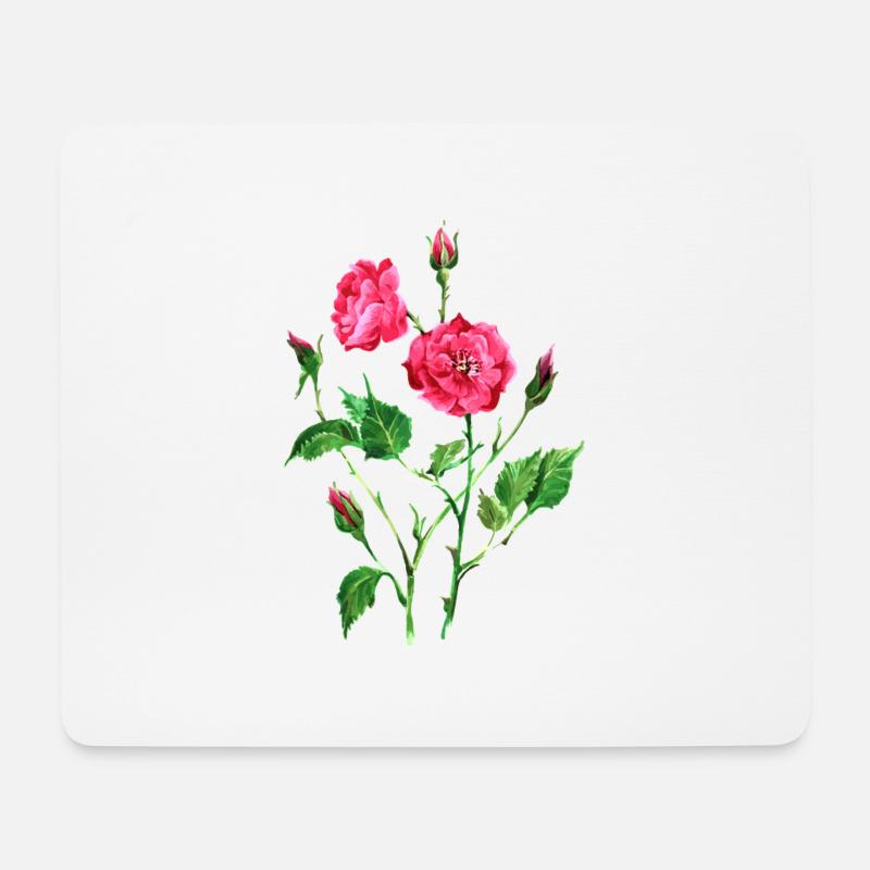 Flowers - Mouse Pad (horizontal) - white