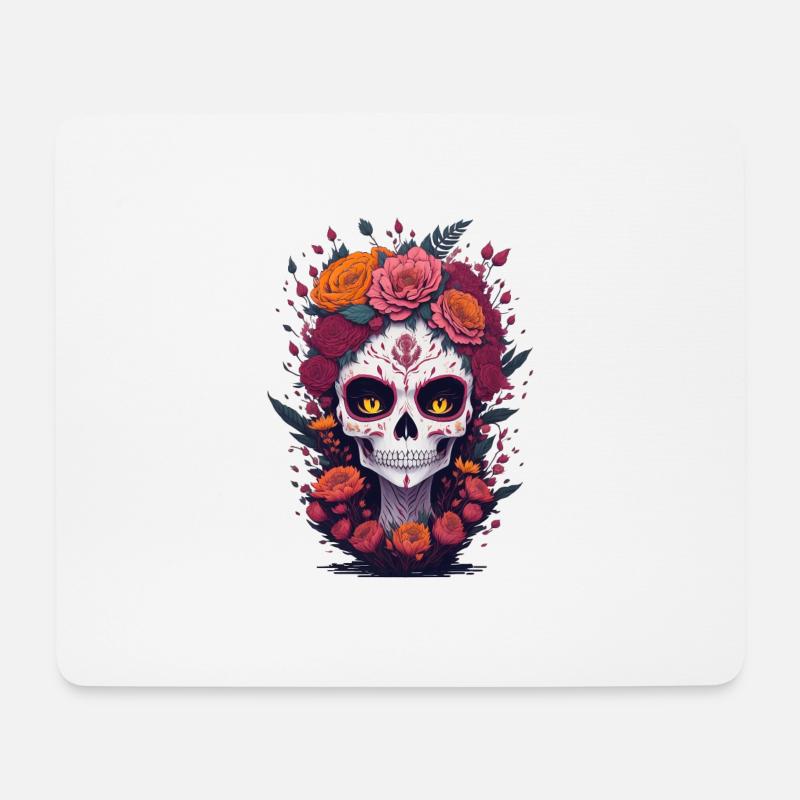 La Catrina 11 - Mousepad (Querformat) - Weiß