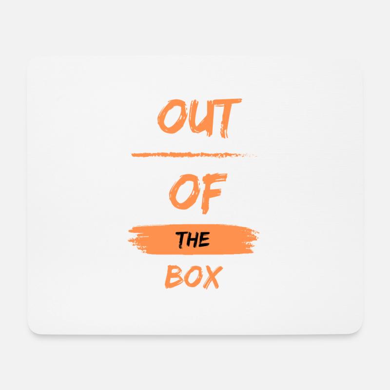 Out of the box - Mousepad (Querformat) - Weiß
