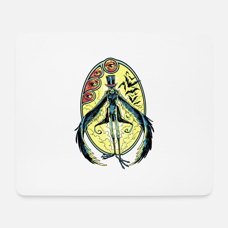 MR. SMART DARKNESS - Mousepad (Querformat) - Weiß