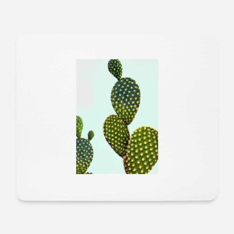 Ausgefallener Kaktus - Mousepad (Querformat) - Weiß