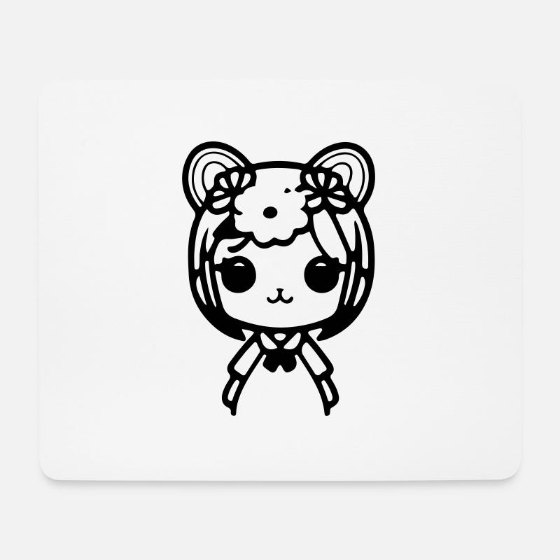 Blossom Dreams Char - Mousepad (Querformat) - Weiß