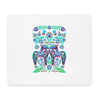 Schweden Schweden Skandinavien Dala Wikingerpferd - Mousepad (Querformat) - Weiß - Vorne