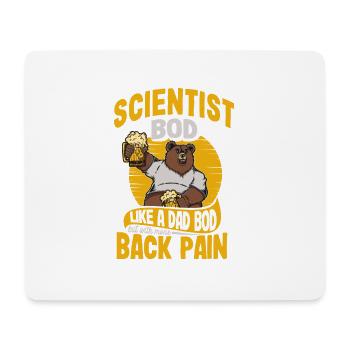 Scientifique Bod Like A Dad Bod Drôle de physique - Tapis de souris (format paysage) - blanc - Devant
