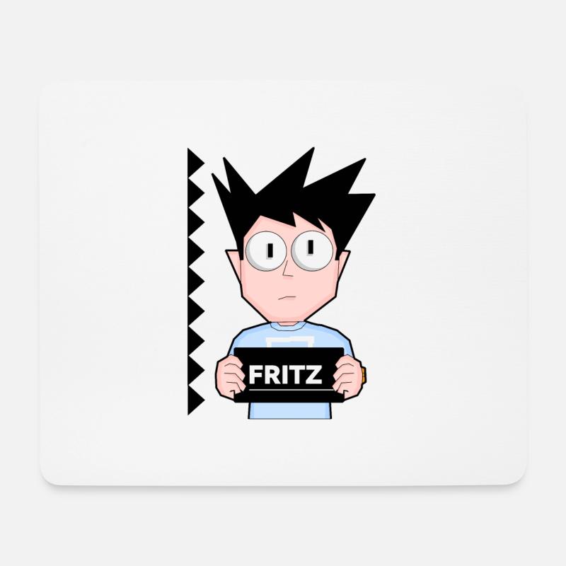 FRITZ - Busted - Mouse Pad (horizontal) - white