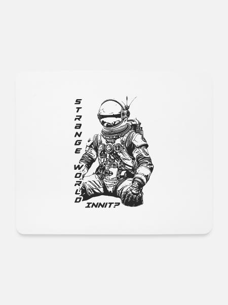 strange world - Mousepad (Querformat) - Weiß