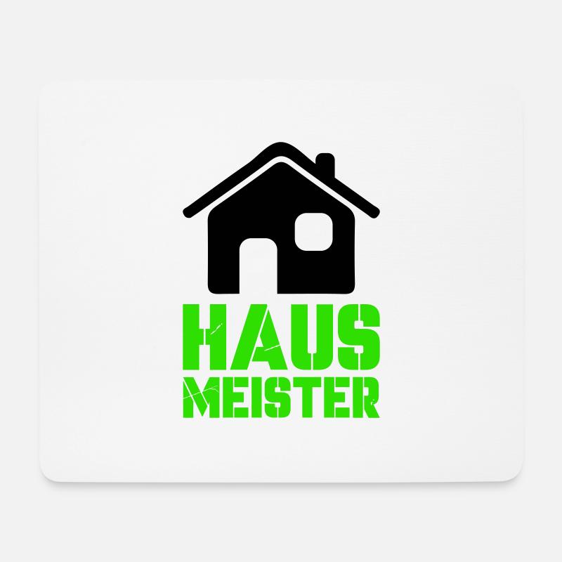 hausmeister 1 - Mousepad (Querformat) - Weiß