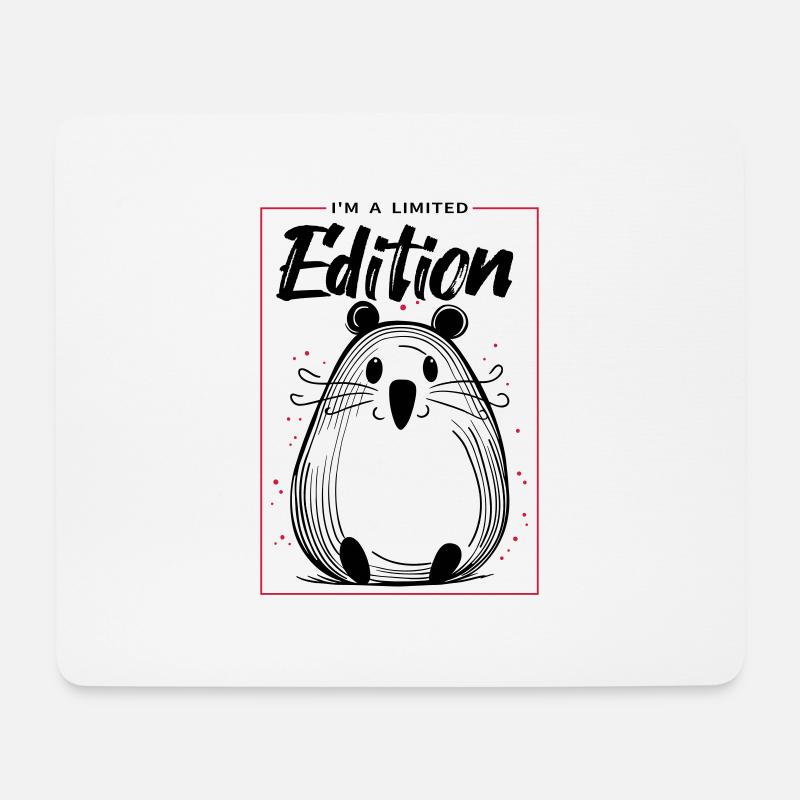 I am a limited edition - Mousepad (Querformat) - Weiß
