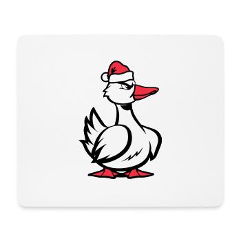 Noël de la bande dessinée de canard - Tapis de souris (format paysage) - blanc - Devant