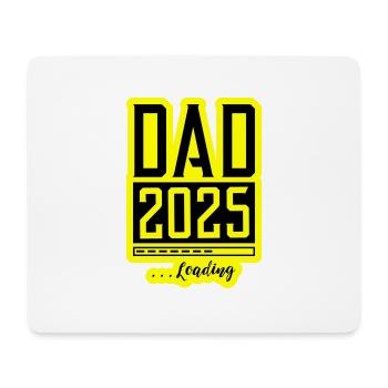 Dad 2025 Loading Papa - Mouse Pad (horizontal) - white - Front
