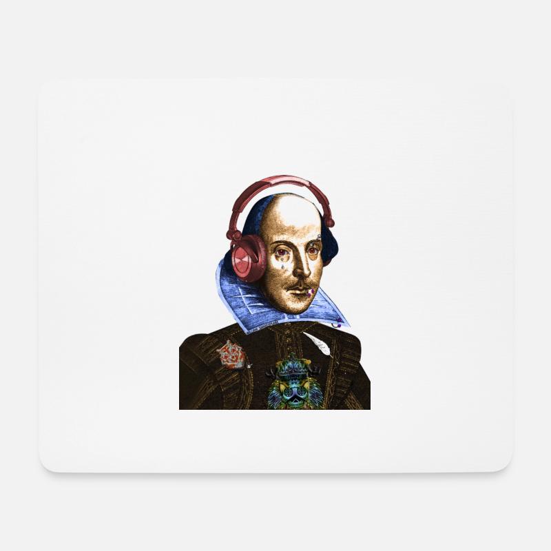 Shakespeare - Mouse Pad (horizontal) - white