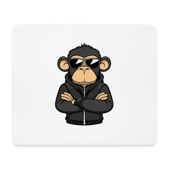 Affe Comic - Mousepad (Querformat) - Weiß - Vorne