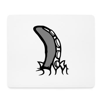Tentakel Kraken Monster aufgerissens Shirt Alien - Mousepad (Querformat) - Weiß - Vorne