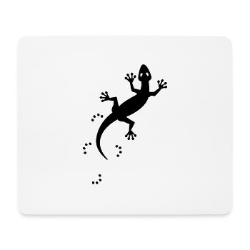 gecko_1 - Mousepad (Querformat) - Weiß - Vorne