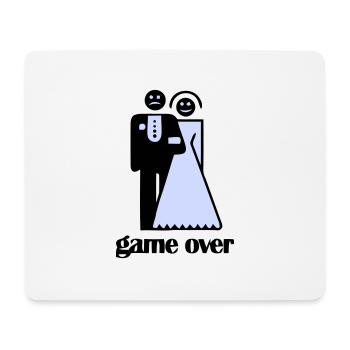Jeu de mariage plus - Tapis de souris (format paysage) - blanc - Devant