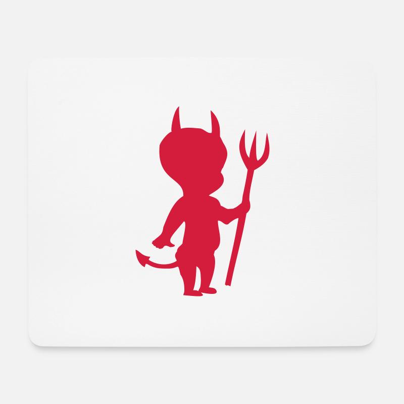 teufel_02 - Mouse Pad (horizontal) - white