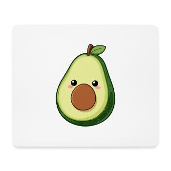 Lustige Kawaii Avocado Geschenk Veganer Vegetarier - Mousepad (Querformat) - Weiß - Vorne