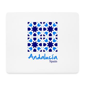 Andalusian Tiles 6 - Mouse Pad (horizontal) - white - Front