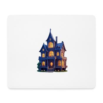 Scary house - Mouse Pad (horizontal) - white - Front